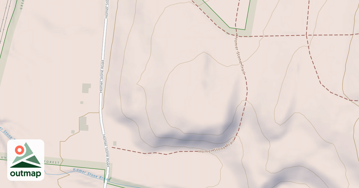 Map of HOMER STONE SNOWMOBILE