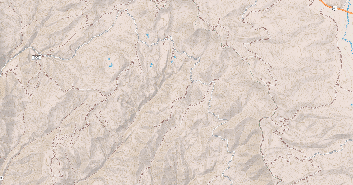 Map preview of HALLS FORK