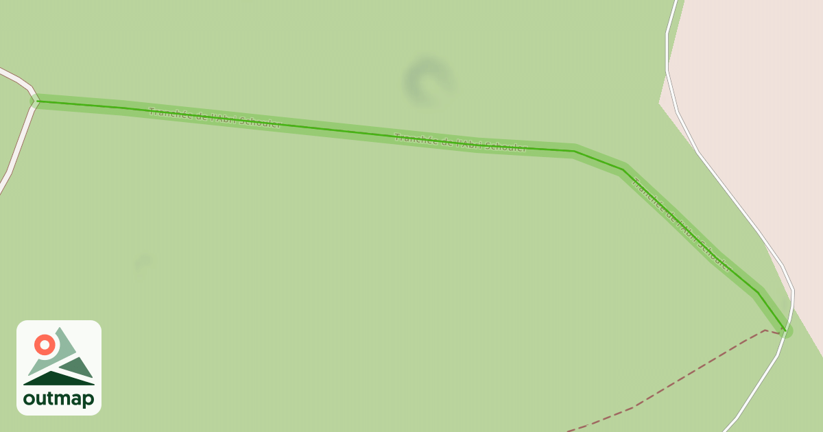 Map of Tranchée de l'Abri Schouler