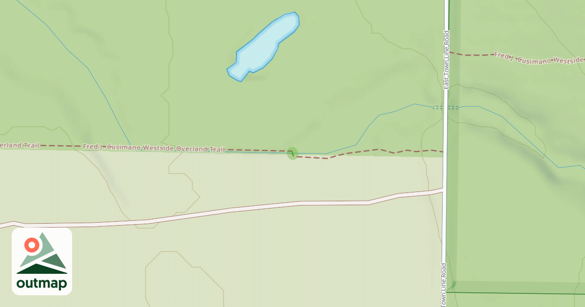 Map of Fred J. Cusimano Westside Overland Trail