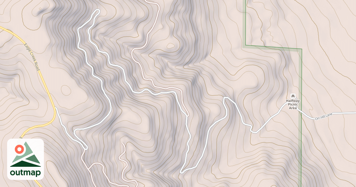 Map of Halfway Picnic Snowmobile