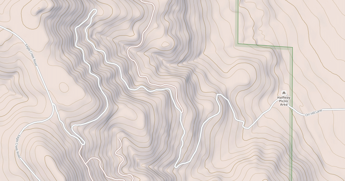 Map preview of Halfway Picnic Snowmobile