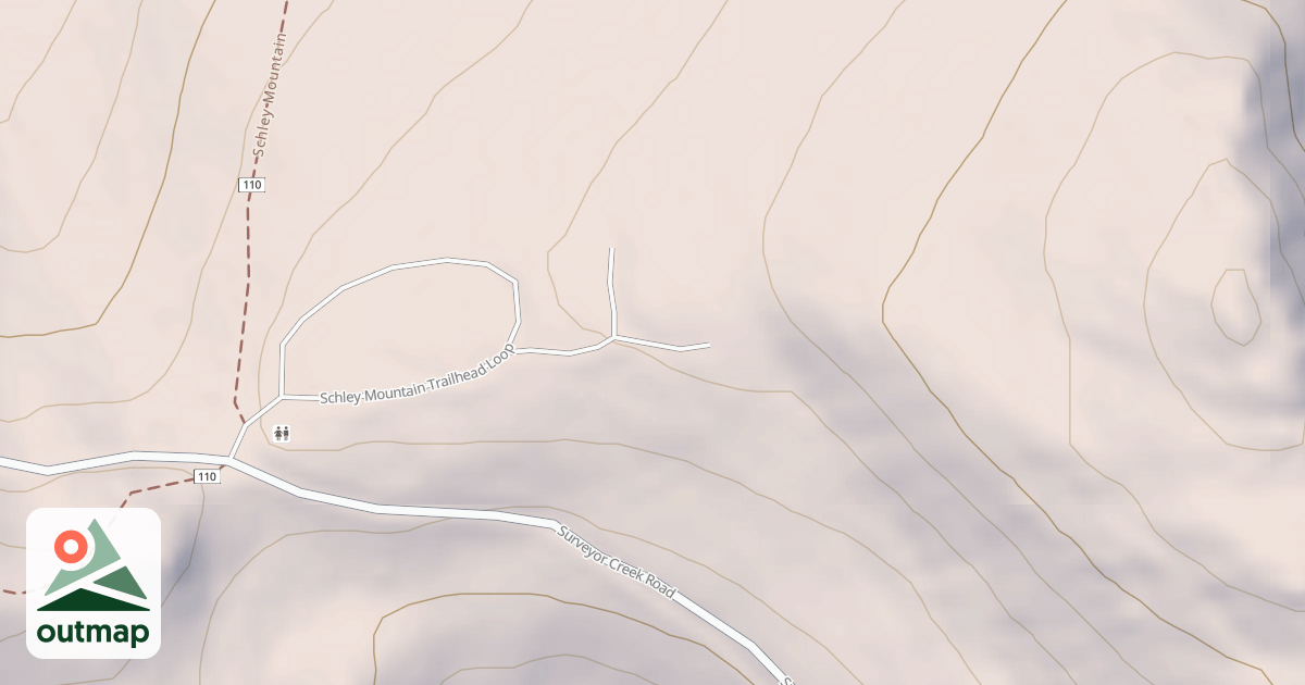 Map of SCHLEY MTN TH CORRAL ACCESS