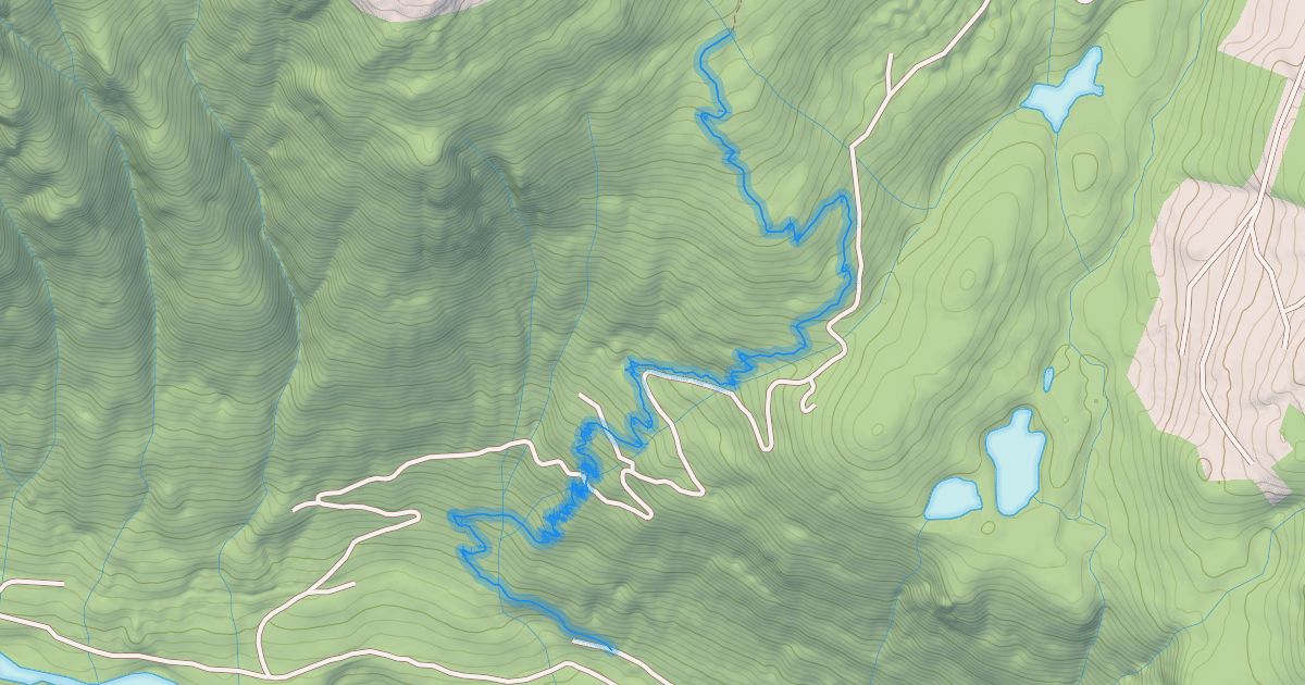 Map preview of Middle Peak Trail