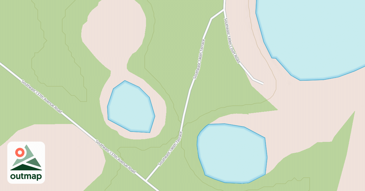 Map of SE 146TH TERRACE