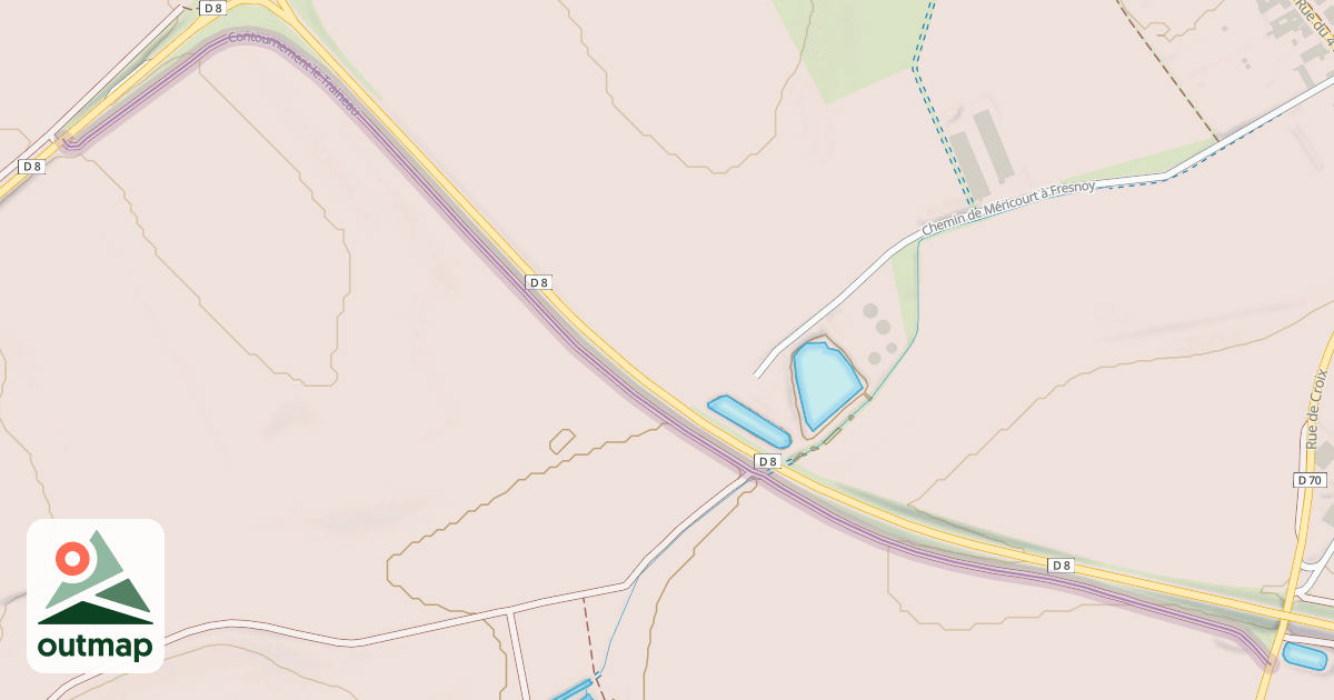 Map of Contournement le Traineau