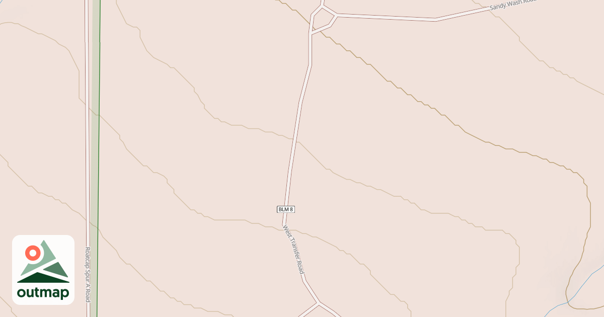 Map of BLM National GTLF Public Motorized Roads 641d21f9-7d12-430e-b912-6bbb757662aa