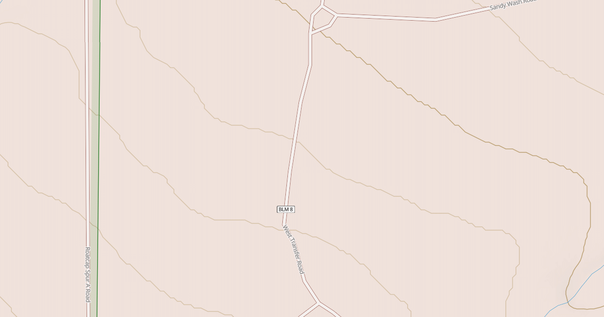 Map preview of BLM National GTLF Public Motorized Roads 641d21f9-7d12-430e-b912-6bbb757662aa