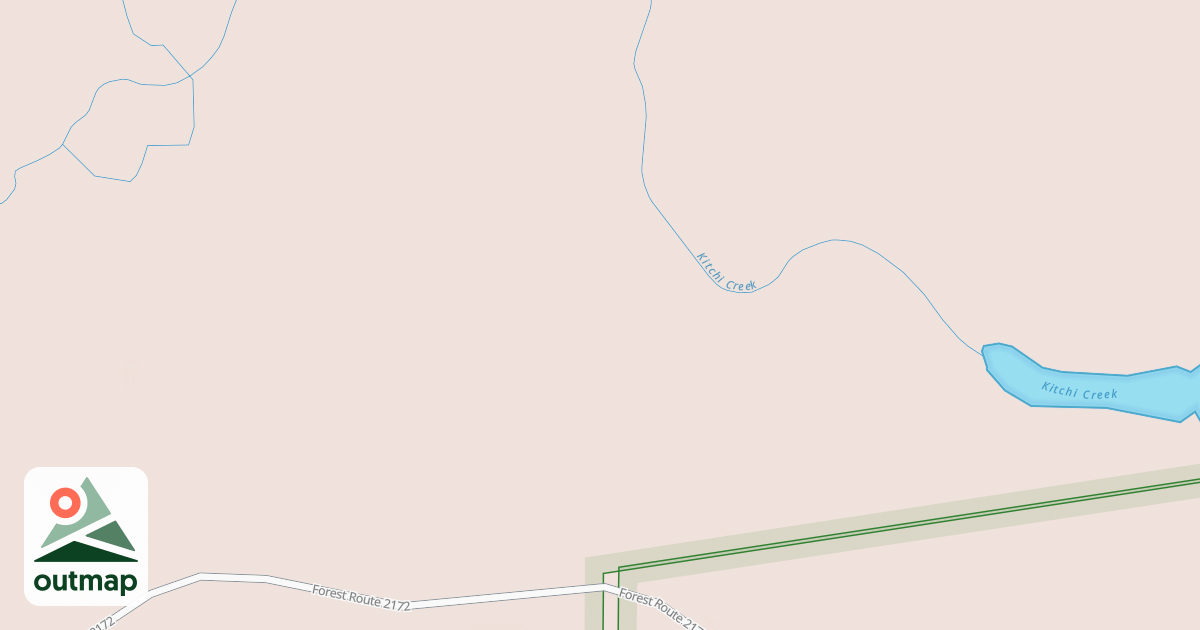 Map of BURNS LAKE WEST