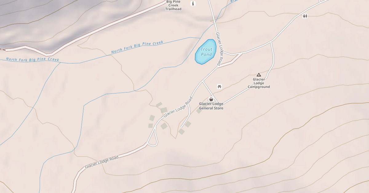Map preview of BIG PINE TRACT (TO CREEK Q-071