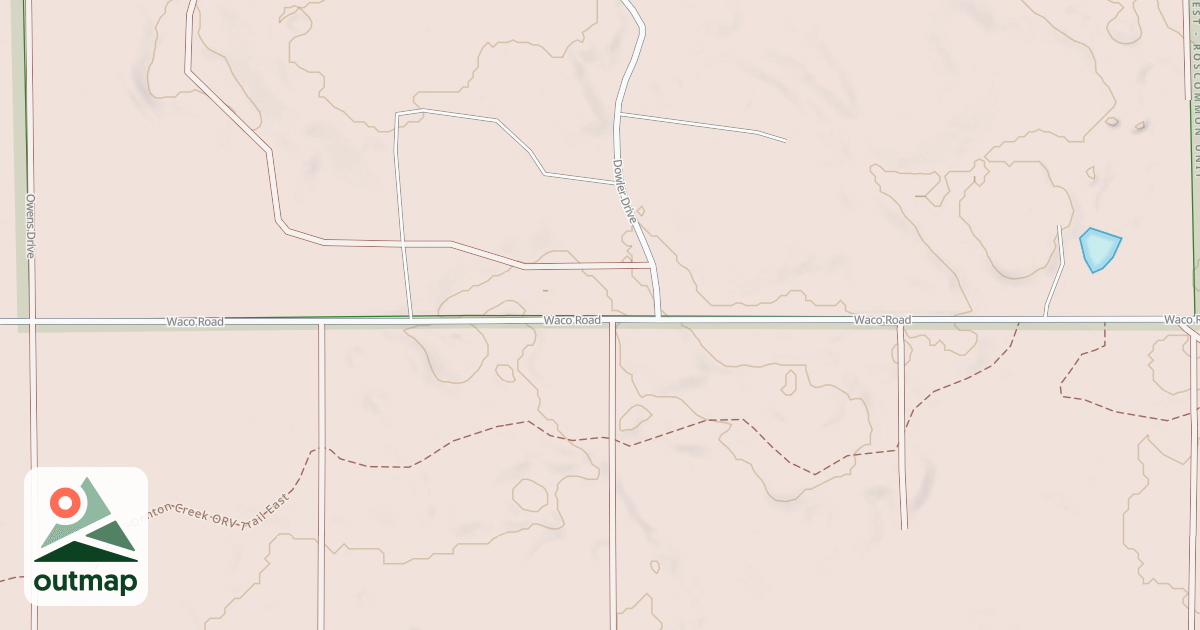 Map of Denton Creek Route