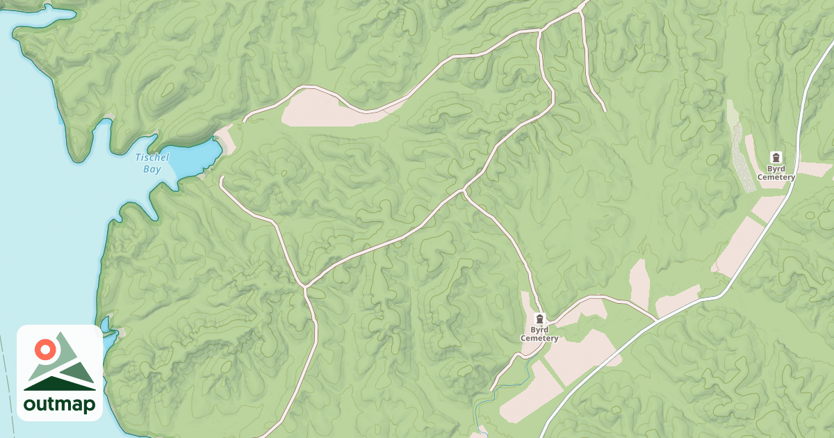Map of TISCHEL HOLLOW ROAD 2