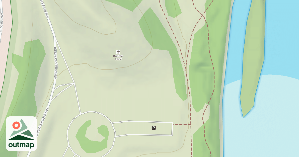 Map of Walton's Mountain Sled Hill