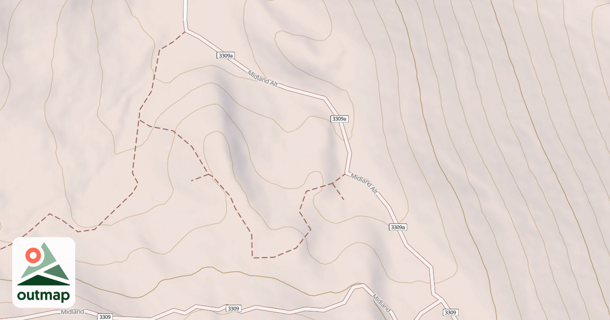 Map of Midland Alt