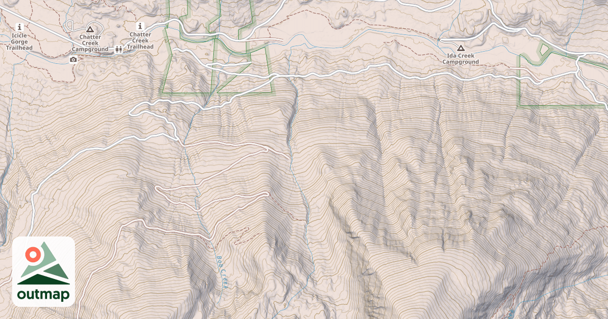 Map of DOC BOB CREEK