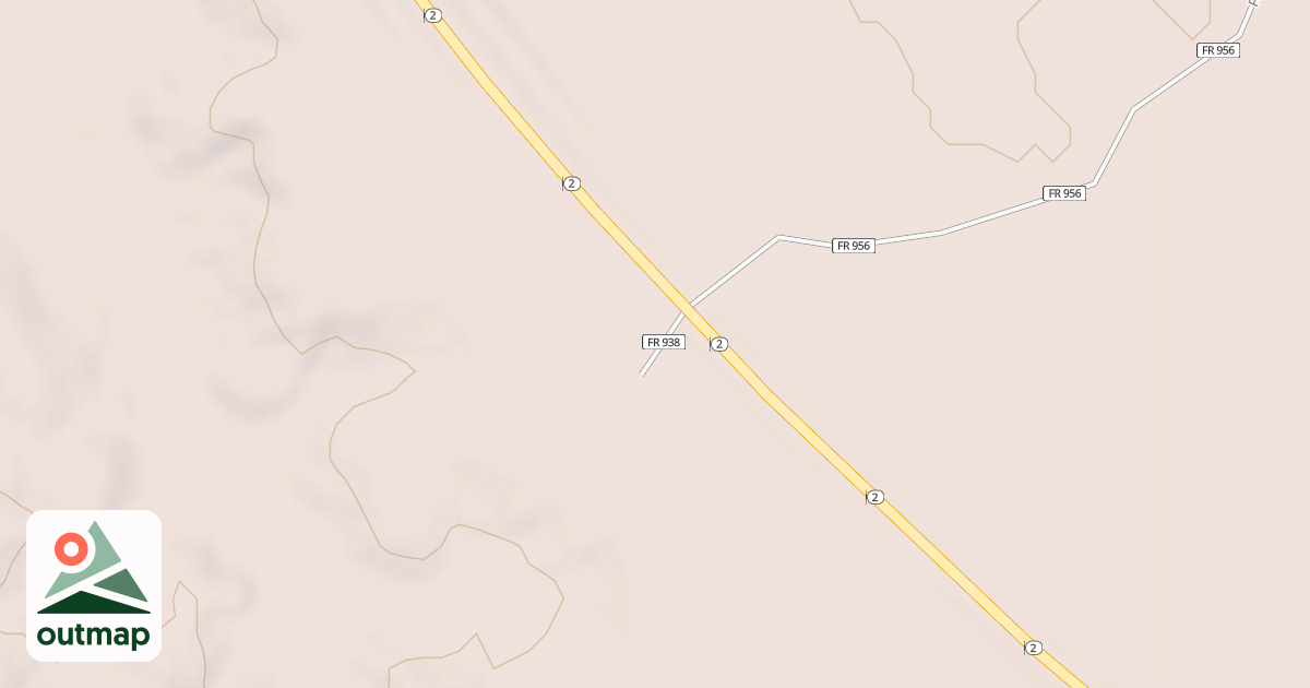 Map of USFS Motor Vehicle Use Map Roads {14C2D6DE-2CD2-4362-B4AD-B7D063F144F6}