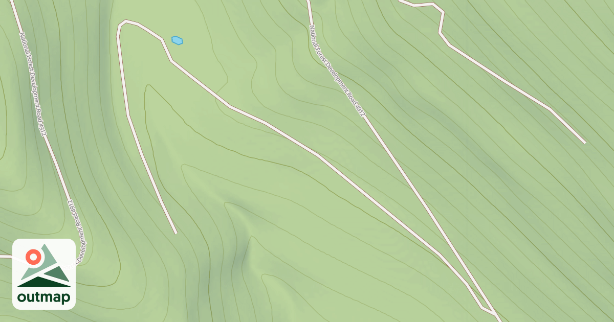 Map of CANYON CR W DRY FK D