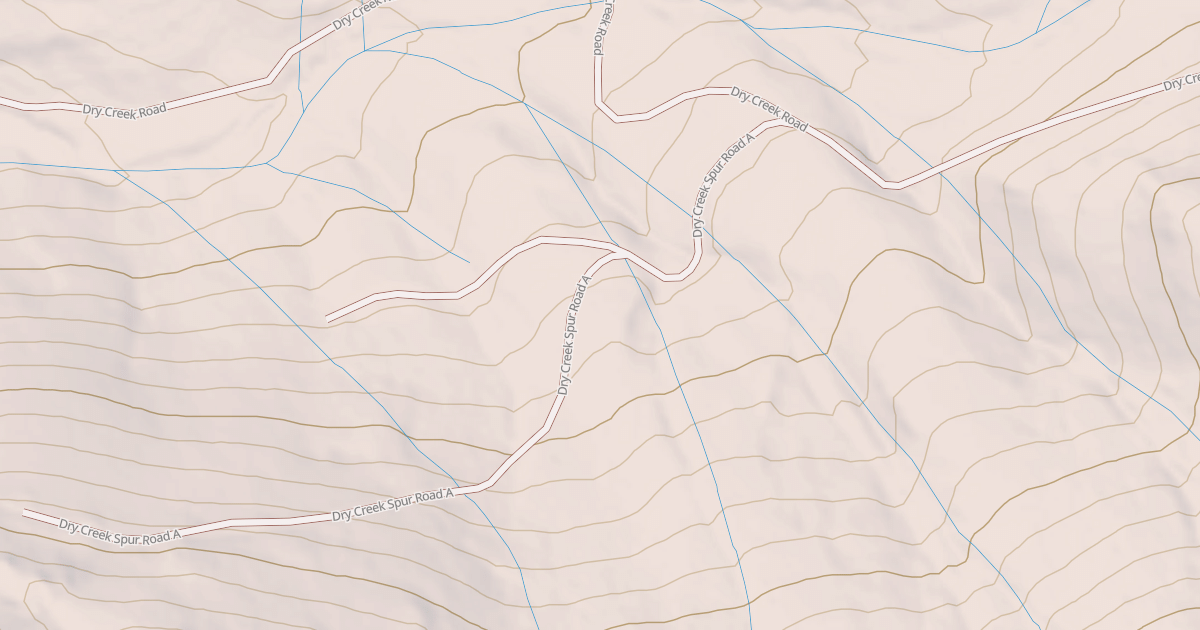 Map preview of DRY CREEK SPUR A