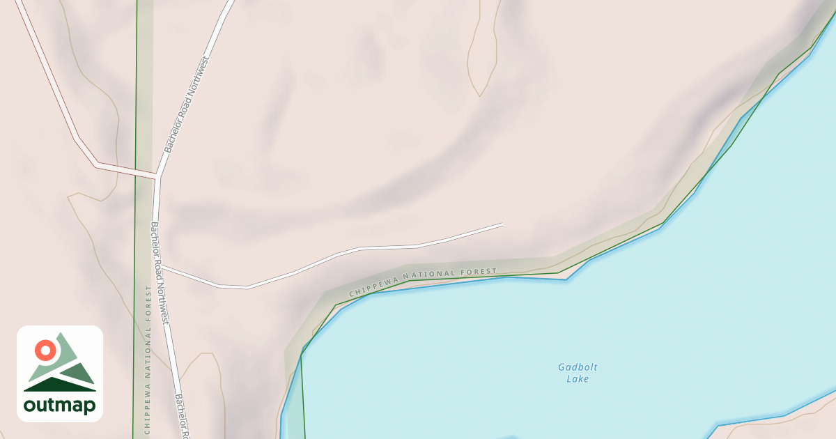 Map of BACHELOR ROAD SPUR 2813