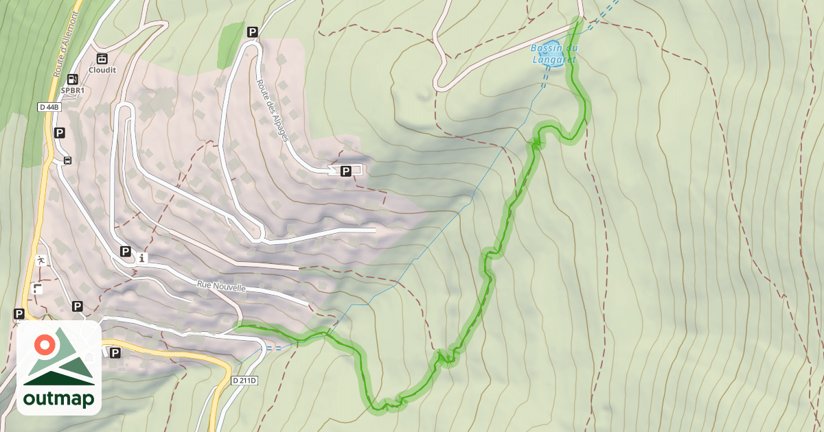 Map of Chemin de la Pierre Ronde