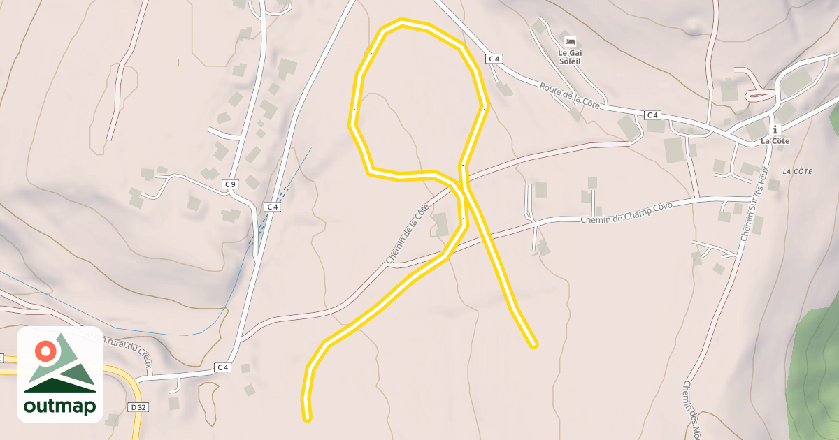 Map of La Côte