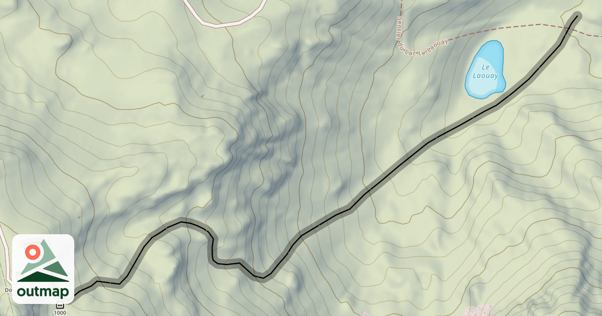 Map of Pène Nère