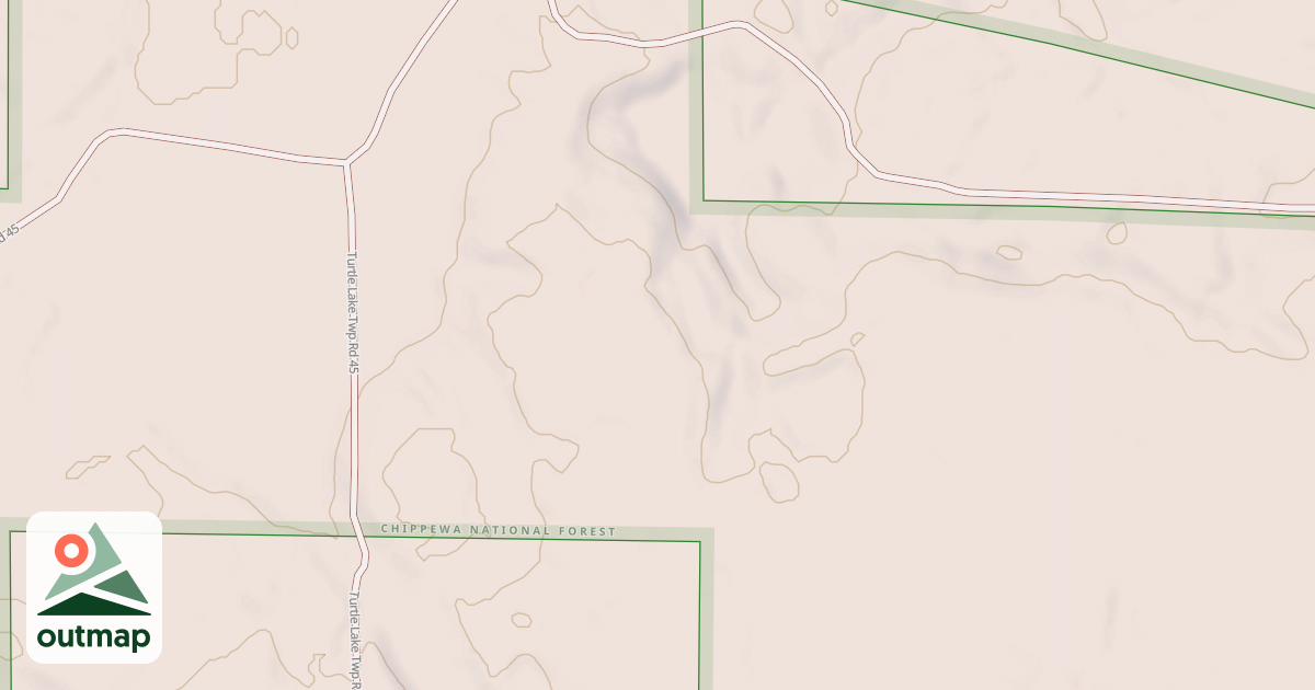 Map of FR 3735 SPUR A