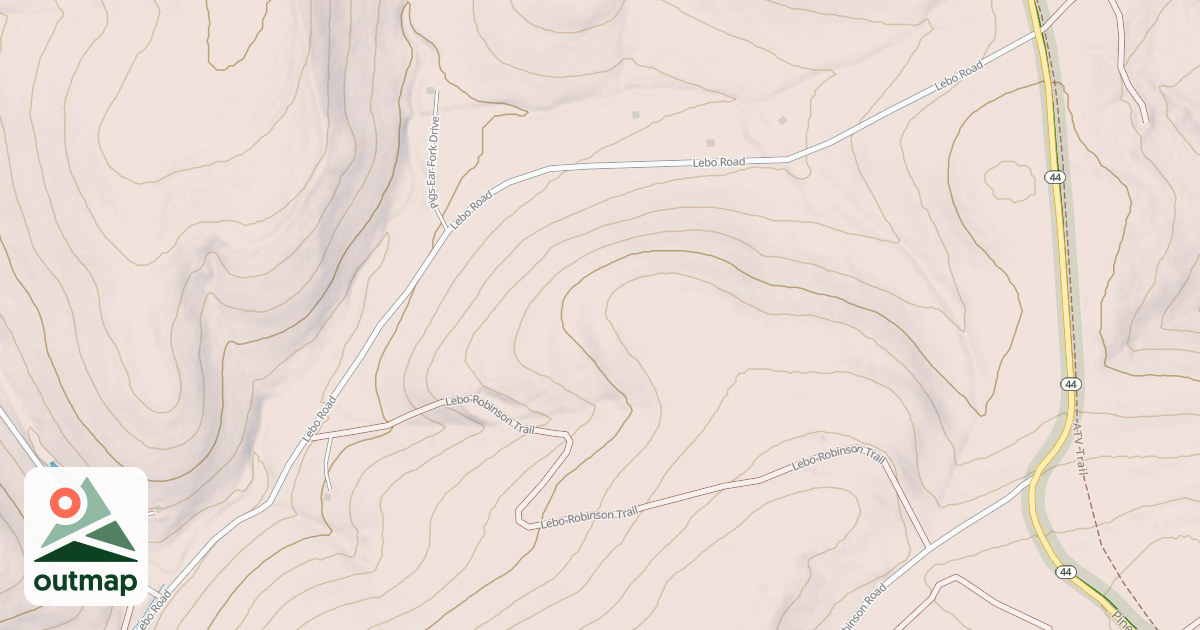 Map of Susquehannock State Forest Snowmobile Trails