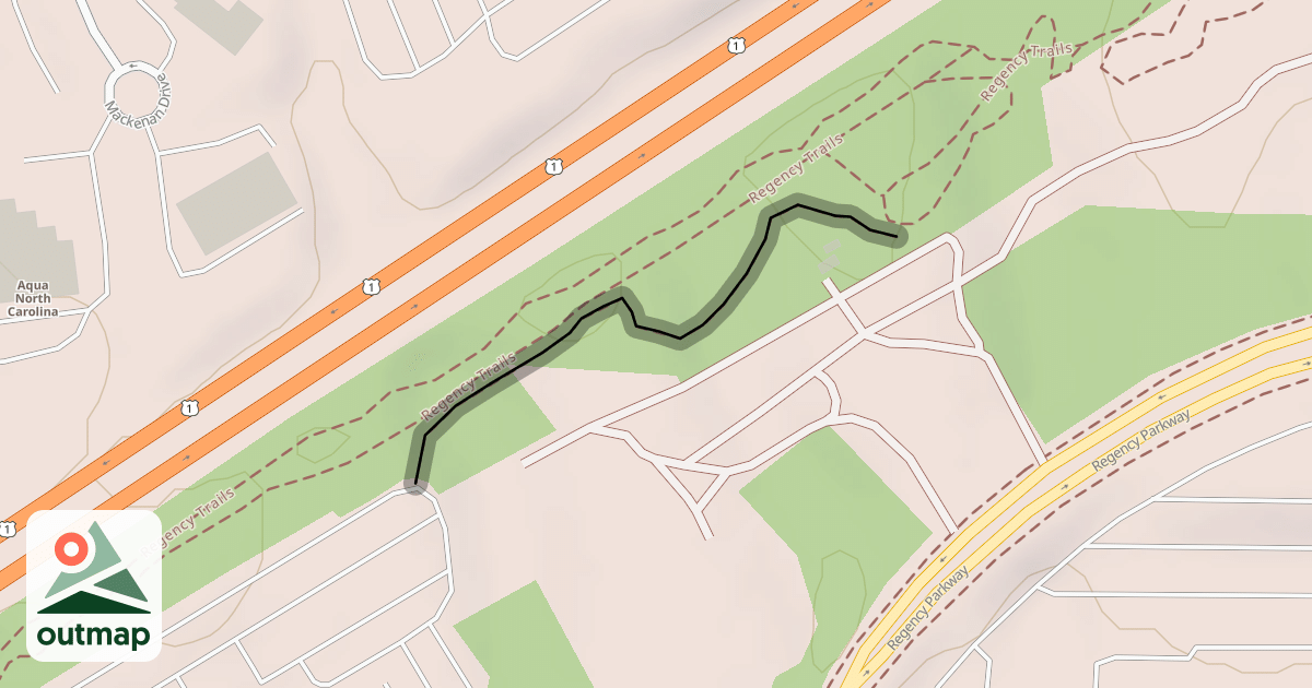 Map of Regency Trails