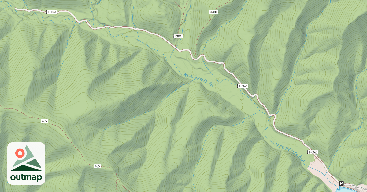 Map of HONE QUARRY