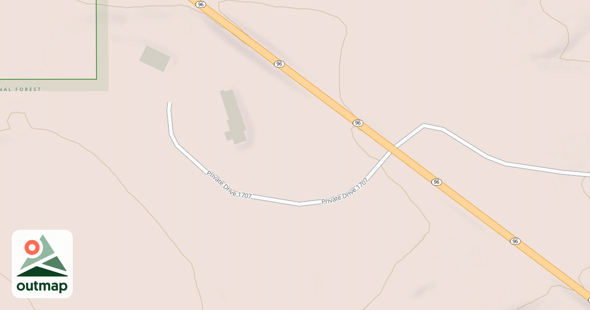 Map of COYOTE RANGER STATION