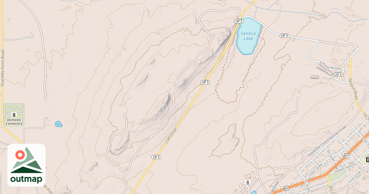 Map of Keweenaw State Trail