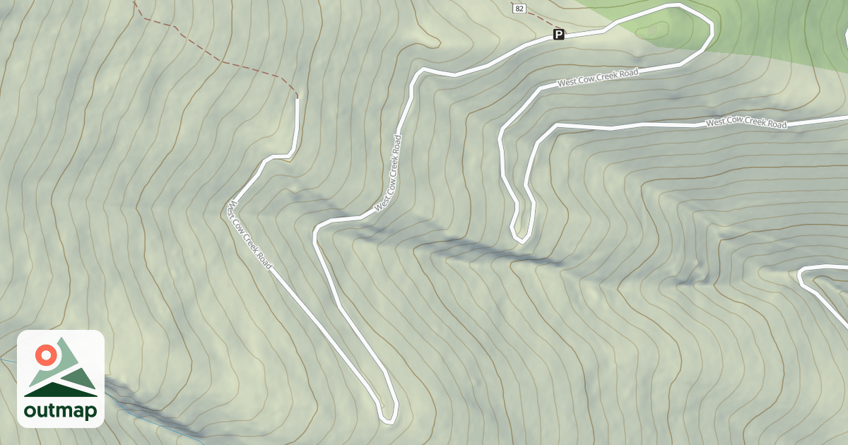 Map of (FDR) COW CREEK