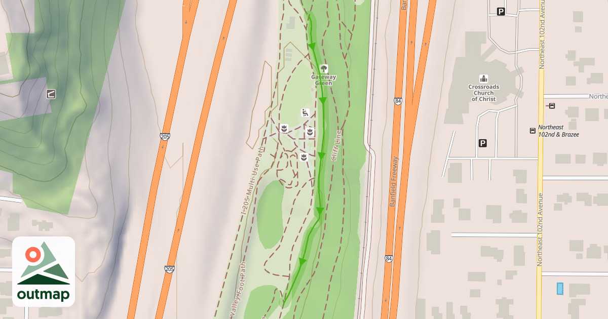Map of Toe Line