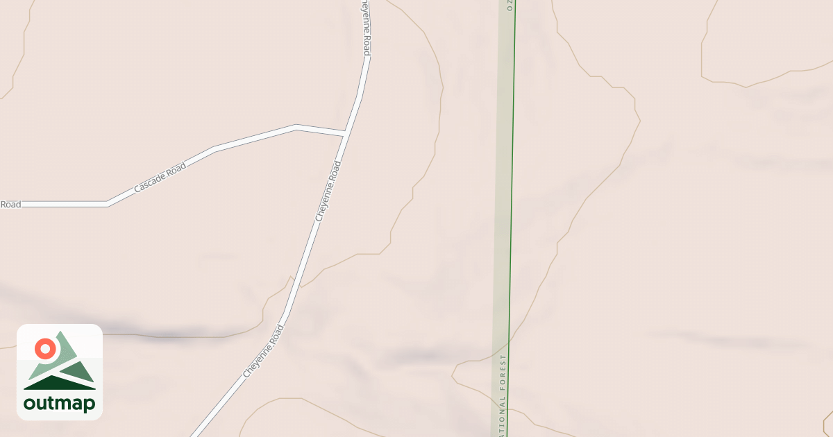 Map of USFS National Forest System Roads {20743450-94A0-410E-BE98-2D43EB2AB749}