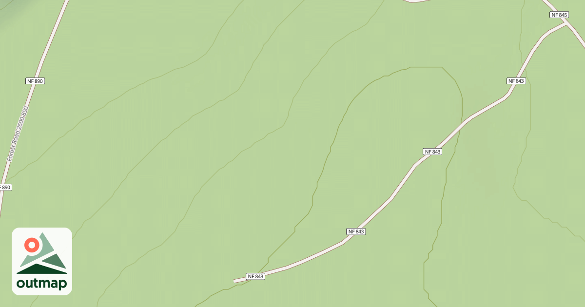 Map of Sanitam Pass Ohv Jeep Tr #34