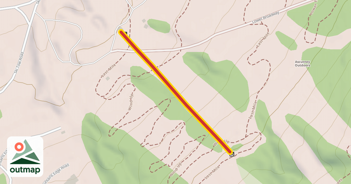 Map of Rope Tow