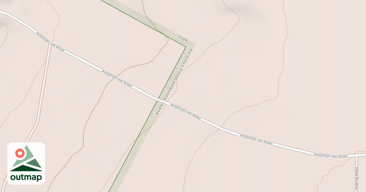 Map of Rossman Hill To Misty Mountain Road