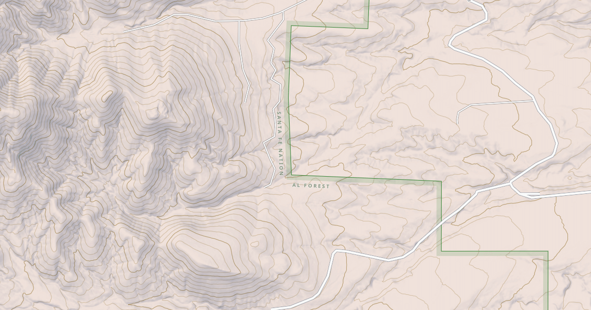 Map preview of USFS National Forest System Roads {BF71471E-5D66-4452-8AC9-F7AB37BD2D33}