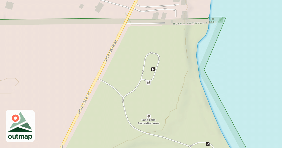 Map of SAND LAKE PICNIC