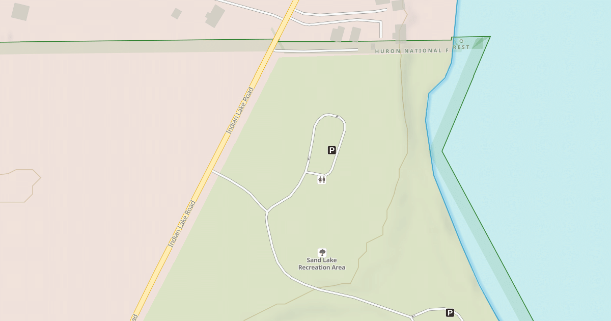 Map preview of SAND LAKE PICNIC