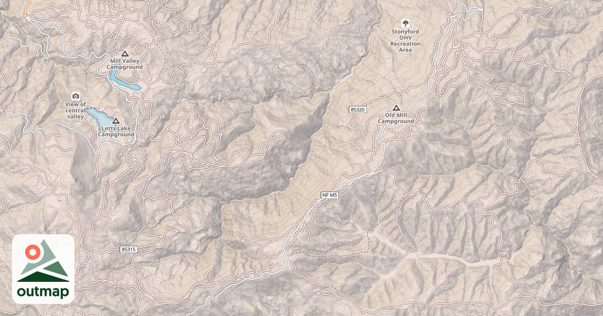 Map of NORTH TROUGH