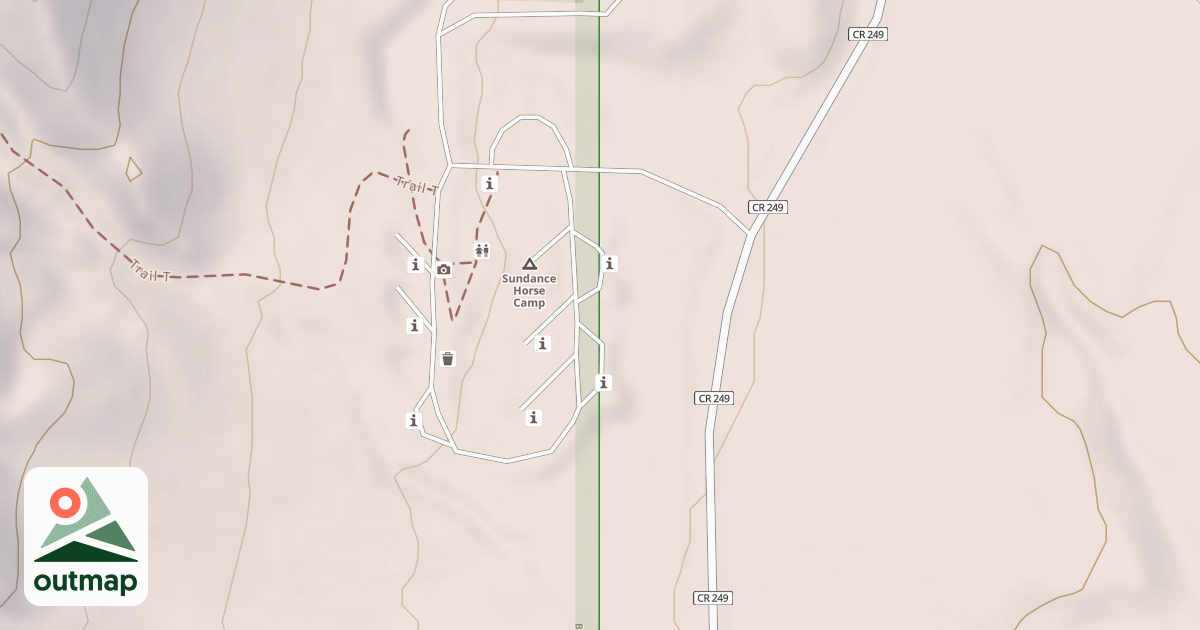 Map of SUNDANCE CMPGRD/TRLHD