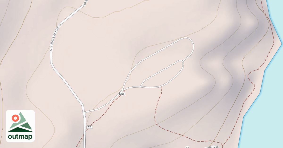 Map of N. F. SUN TRAILHEAD PARKING