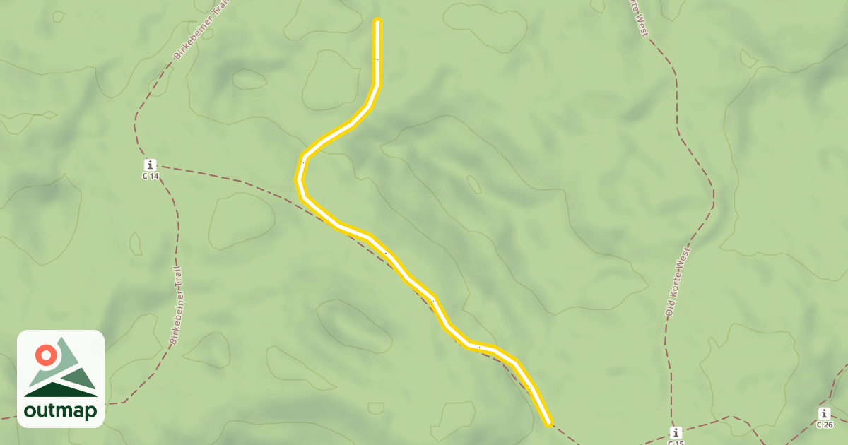 Map of Birkie Classic