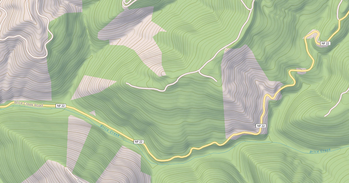 Map preview of CO. RD. 2470 - BRICE CREEK