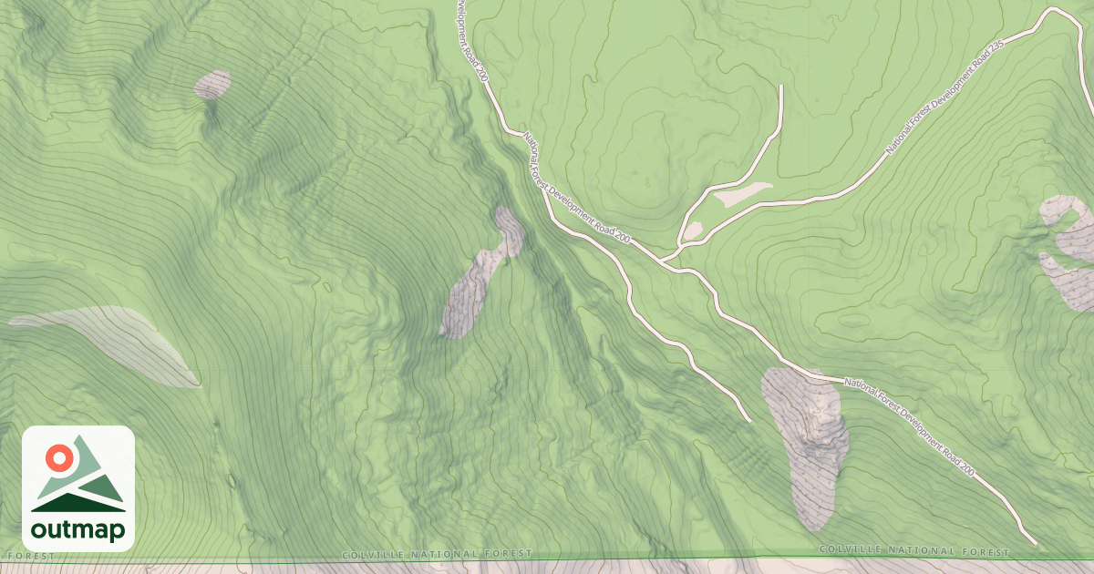Map of USFS Motor Vehicle Use Map Roads {3856FDBC-4AA5-4B1C-89D1-6F0170EF1A13}