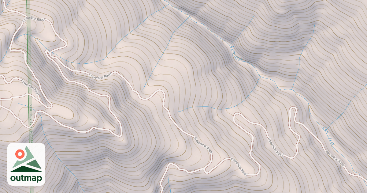 Map of POWERLINE