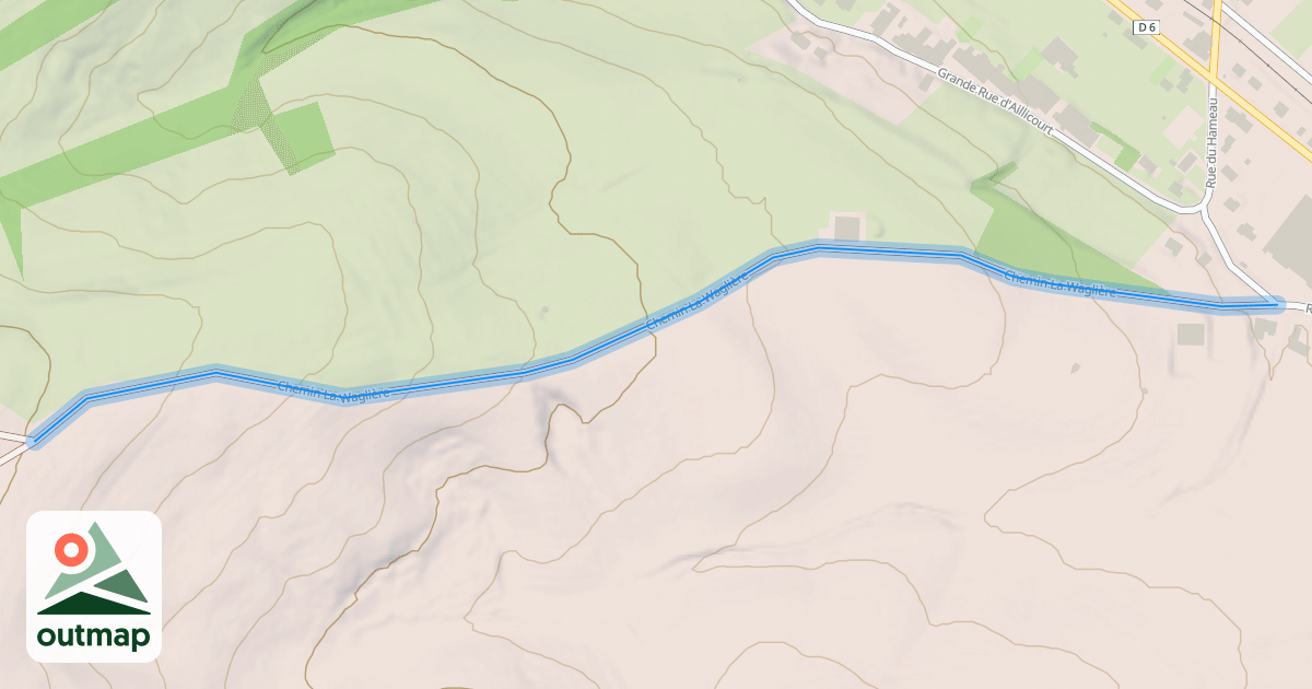 Map of Chemin La Waglière