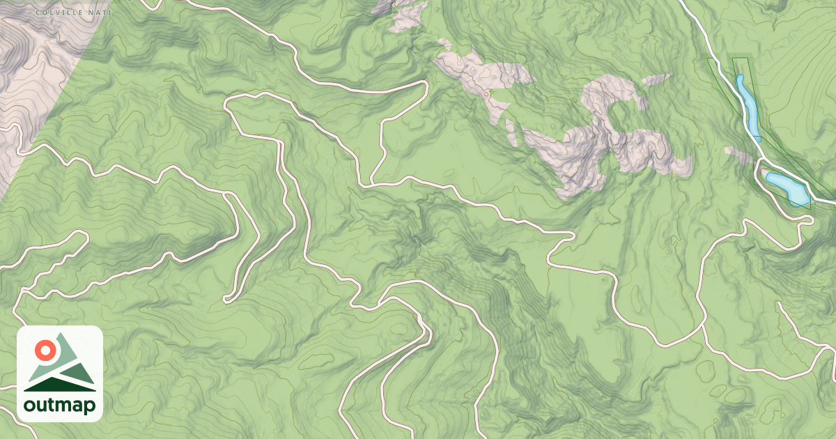 Map of EAST FORK SMALLE CREEK